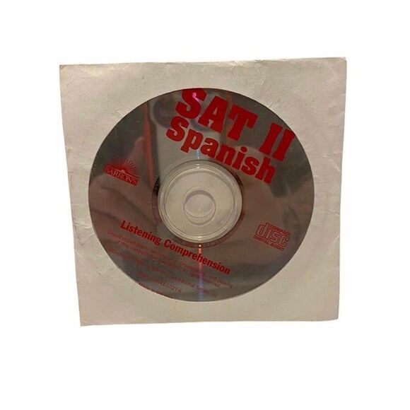Barron's SAT II Spanish Listening Comprehension CD Digital Audio Learning - Picture 1 of 4